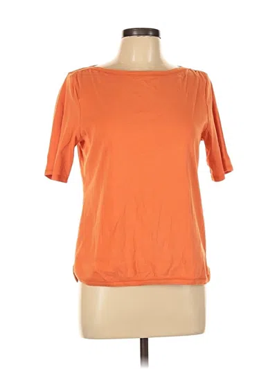 Pre-owned Talbots 3/4 Sleeve T-shirt In Orange