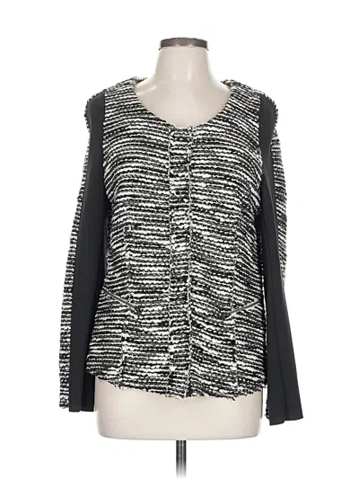 Pre-owned Red Saks Fifth Avenue Blazer Jacket In Black