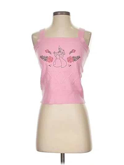 Pre-owned Disney By Her Universe Sweater Vest In Pink