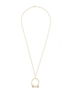 JW ANDERSON 'Pierce' necklace,BRASS