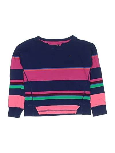 Pre-owned Tommy Hilfiger Kids' Pullover Sweater In Blue