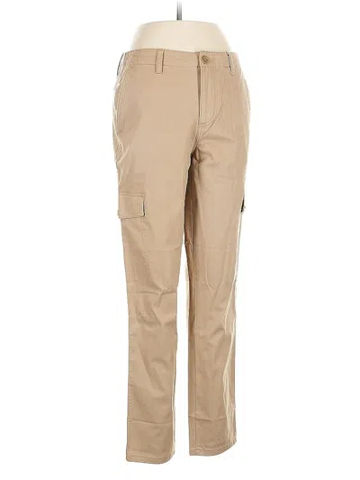 Pre-owned Lands' End Khaki Pant In Brown