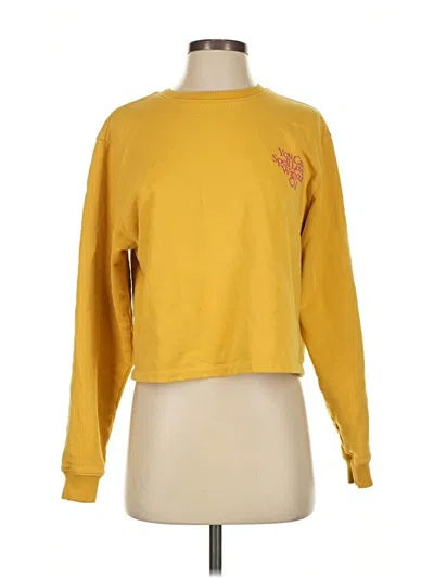 Pre-owned Outdoor Voices Sweatshirt In Yellow