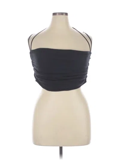 Pre-owned Daily Practice By Anthropologie Sleeveless Top Black Strapless Neckline Tops