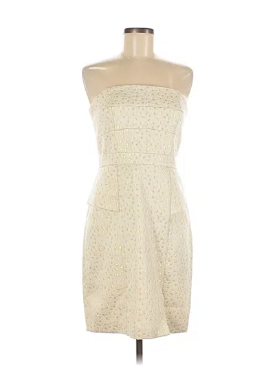 Pre-owned Cynthia Steffe Cocktail Dress In White