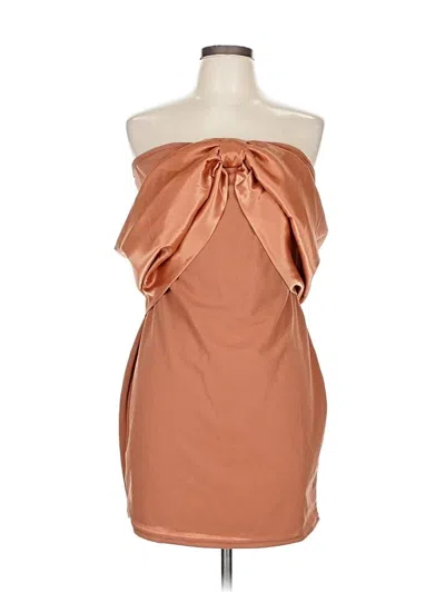 Pre-owned Harper Cocktail Dress In Brown