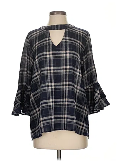 Pre-owned Jodifl 3/4 Sleeve Blouse In Gray