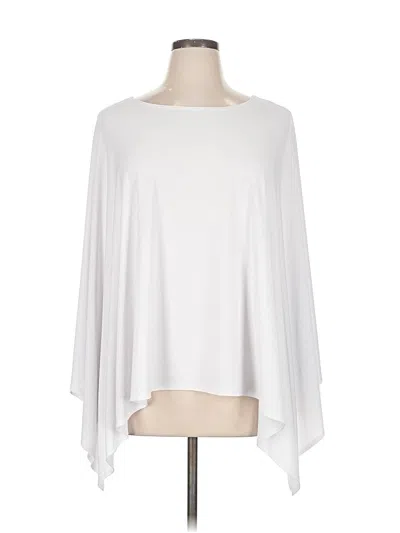 Pre-owned Slinky Brand Poncho In White