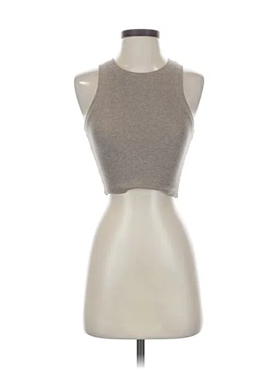 Pre-owned Full Tilt Tank Top Gray Halter Neckline Tops