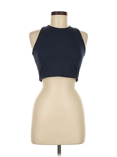 Pre-owned Girlfriend Collective Tank Top Black Halter Neckline Tops