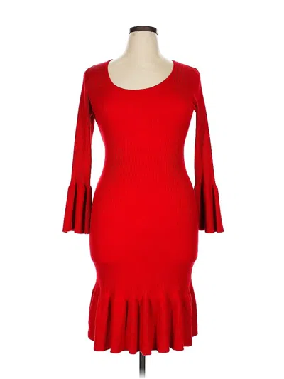 Pre-owned Almost Famous Cocktail Dress In Red