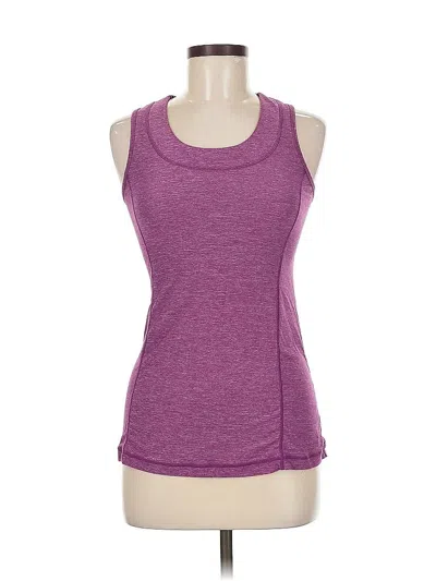 Pre-owned Lululemon Athletica Active Tank Top In Purple