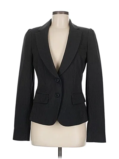 Pre-owned New York And Company Blazer Jacket In Black