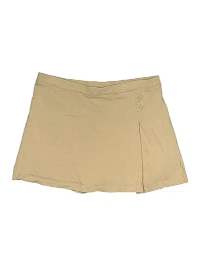 Pre-owned Lands' End Skort In Brown