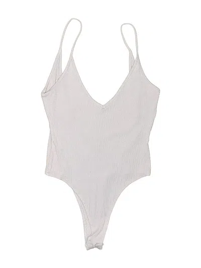 Pre-owned Collusion Bodysuit In Gray