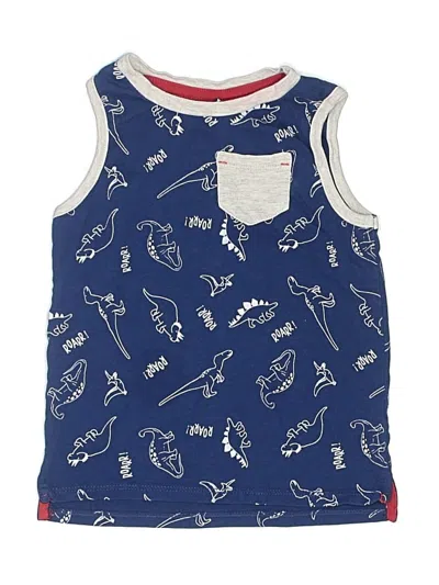 Pre-owned Little Lad Kids' Sleeveless T-shirt In Blue