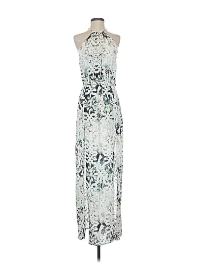 Pre-owned Blue Life Cocktail Dress In White