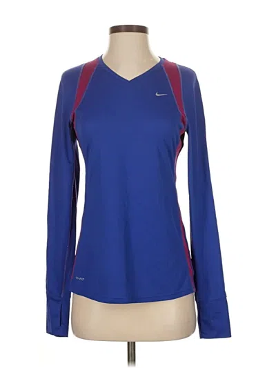 Pre-owned Nike Long Sleeve T-shirt In Blue