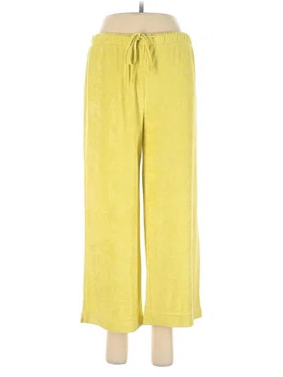 Pre-owned Andie Casual Pants In Yellow