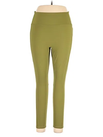 Pre-owned Motion 365 Made By Fabletics Active Pants In Green