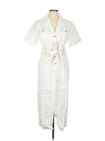 Pre-owned Significant Other Casual Dress In White
