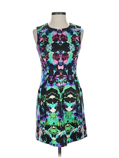 Pre-owned Milly Cocktail Dress In Green