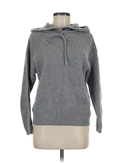 Pre-owned Assorted Brands Pullover Hoodie In Gray