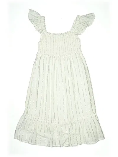 Pre-owned Gap Kids' Dress In White