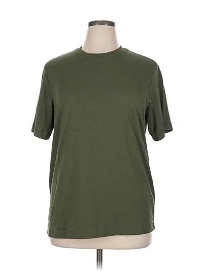 Pre-owned Athletic Works Short Sleeve T-shirt In Green