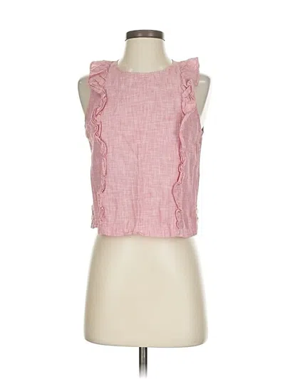 Pre-owned Madewell Sleeveless Blouse In Pink