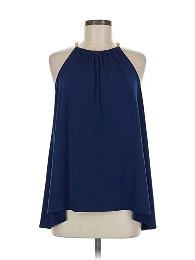Pre-owned Michael Michael Kors Sleeveless Blouse In Blue