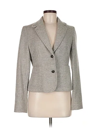 Pre-owned Banana Republic Wool Blazer Jacket In Gray
