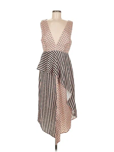 Pre-owned Asos Design Cocktail Dress In Brown