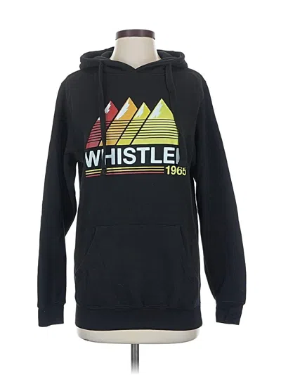 Pre-owned Assorted Brands Pullover Hoodie In Black