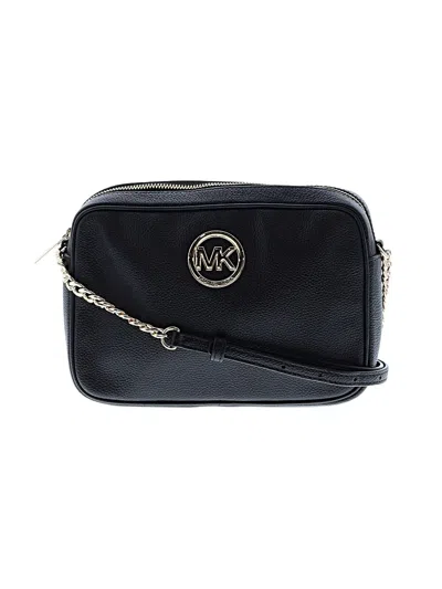 Pre-owned Michael Michael Kors Crossbody Bag In Black