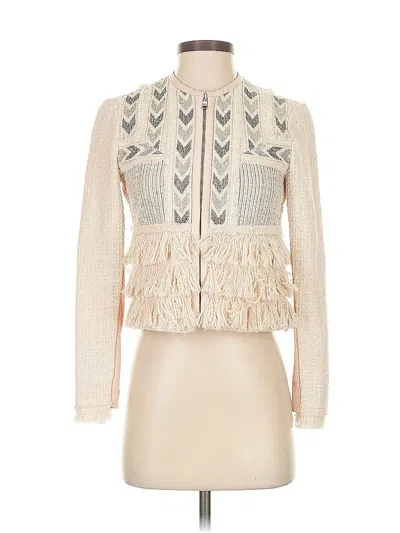 Pre-owned Rebecca Taylor Jacket In Brown