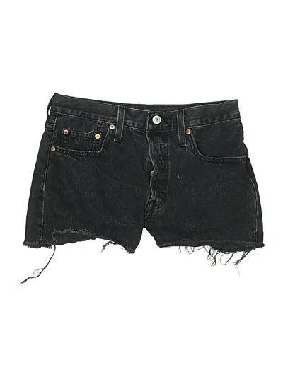 Pre-owned Levi's Denim Shorts In Black
