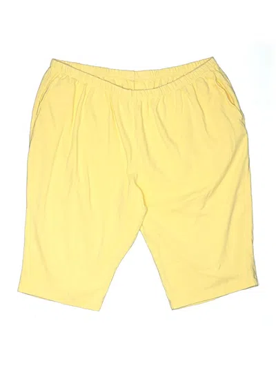 Pre-owned Lands' End Athletic Shorts In Yellow