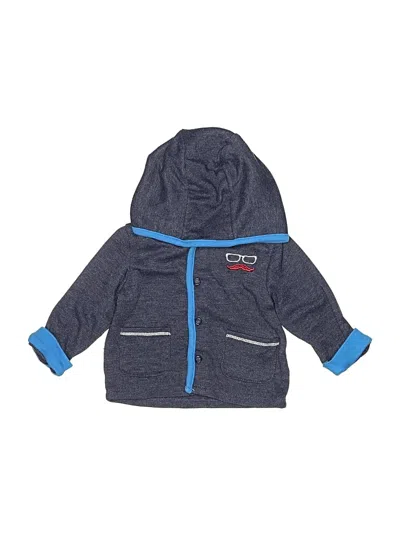 Pre-owned Absorba Babies' Zip Up Hoodie In Blue
