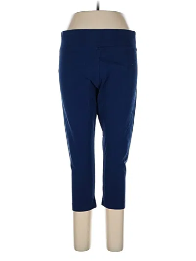 Pre-owned Logo By Lori Goldstein Active Pants In Blue