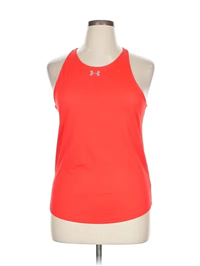 Pre-owned Under Armour Active Tank Top In Red