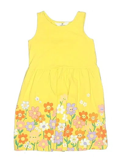 Pre-owned H&m Kids' Dress In Yellow