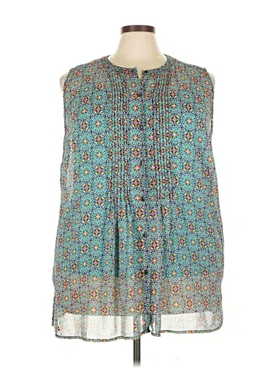 Pre-owned Liz Claiborne Casual Dress In Blue