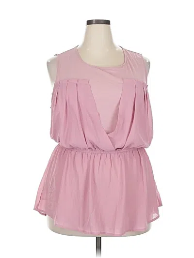 Pre-owned Fashion To Figure Casual Dress In Pink