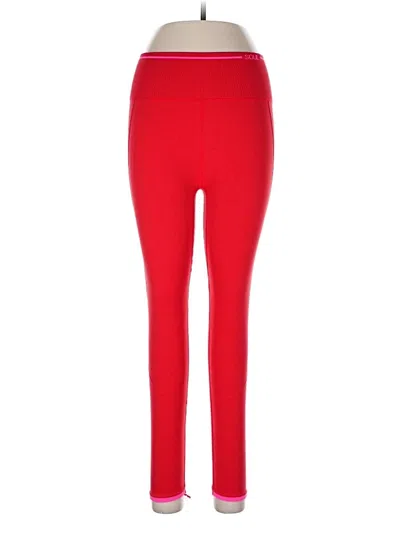 Pre-owned Soul Leggings In Red