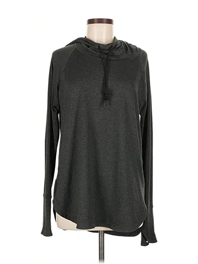 Pre-owned Athleta Long Sleeve T-shirt In Gray