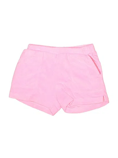 Pre-owned Crewcuts Kids' Athletic Shorts In Pink