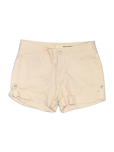 Pre-owned Dkny Jeans Khaki Shorts In Brown