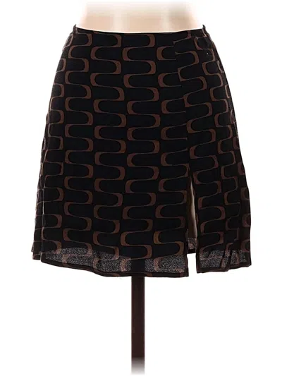 Pre-owned Reformation Casual Skirt In Black