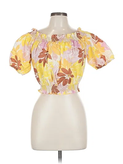 Xirena Short Sleeve Blouse In Multi